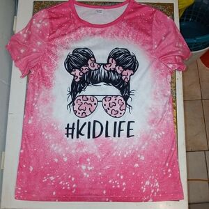 Kid Life Pink T shirt Size 12-13yr